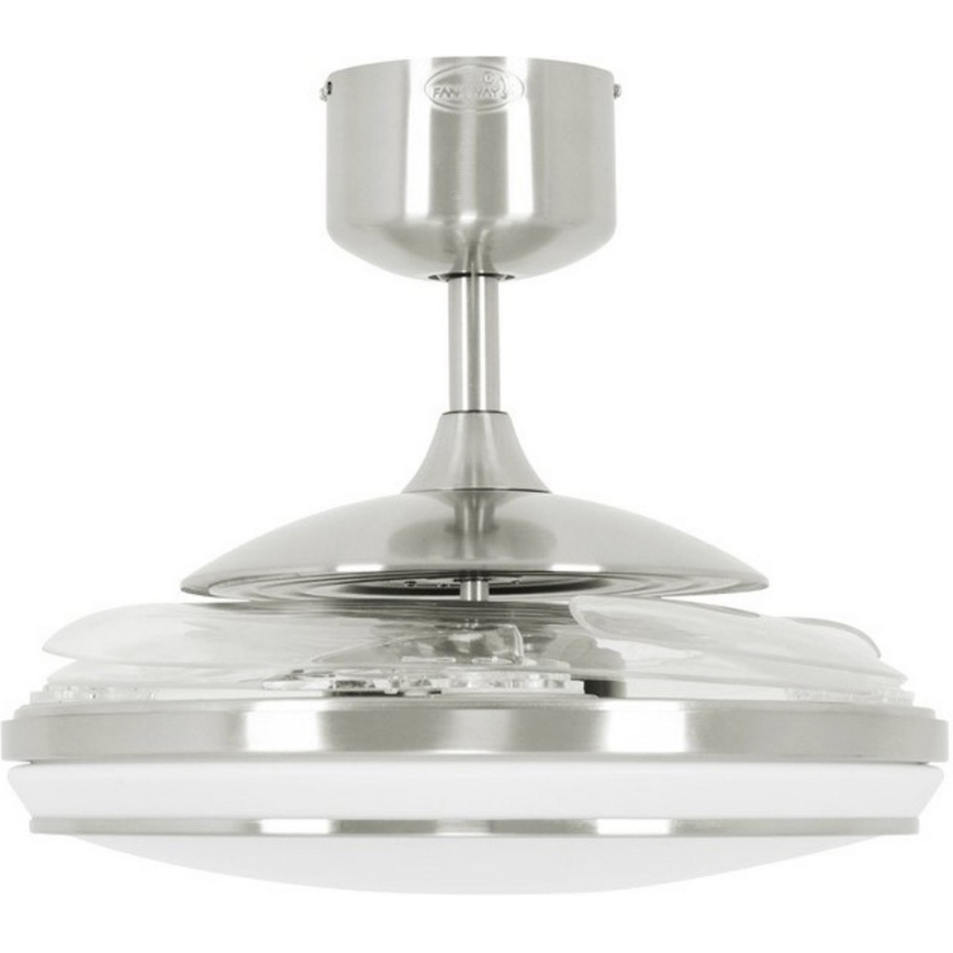 FANAWAY 211036 - LED Stropní ventilátor EVO1 LED/40W/230V matný chrom + dálkové ovládání