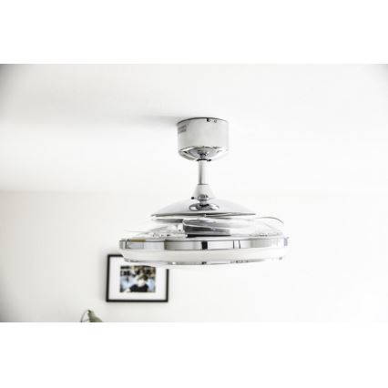 Lucci Air 211036 - LED Stropní ventilátor FANAWAY EVO1 LED/40W/230V chrom