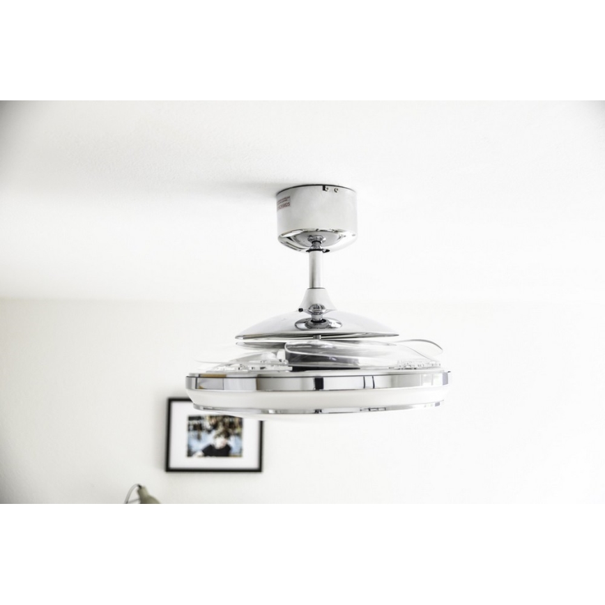 Lucci Air 211036 - LED Stropní ventilátor FANAWAY EVO1 LED/40W/230V chrom