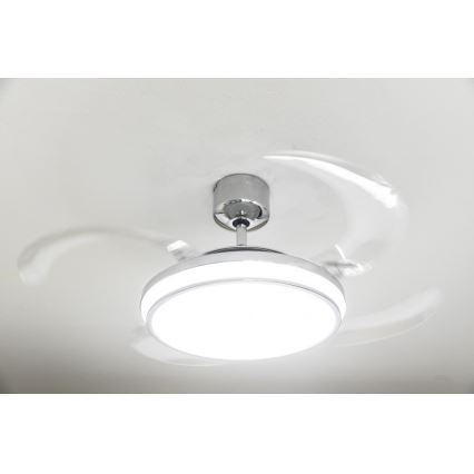 Lucci Air 211036 - LED Stropní ventilátor FANAWAY EVO1 LED/40W/230V chrom