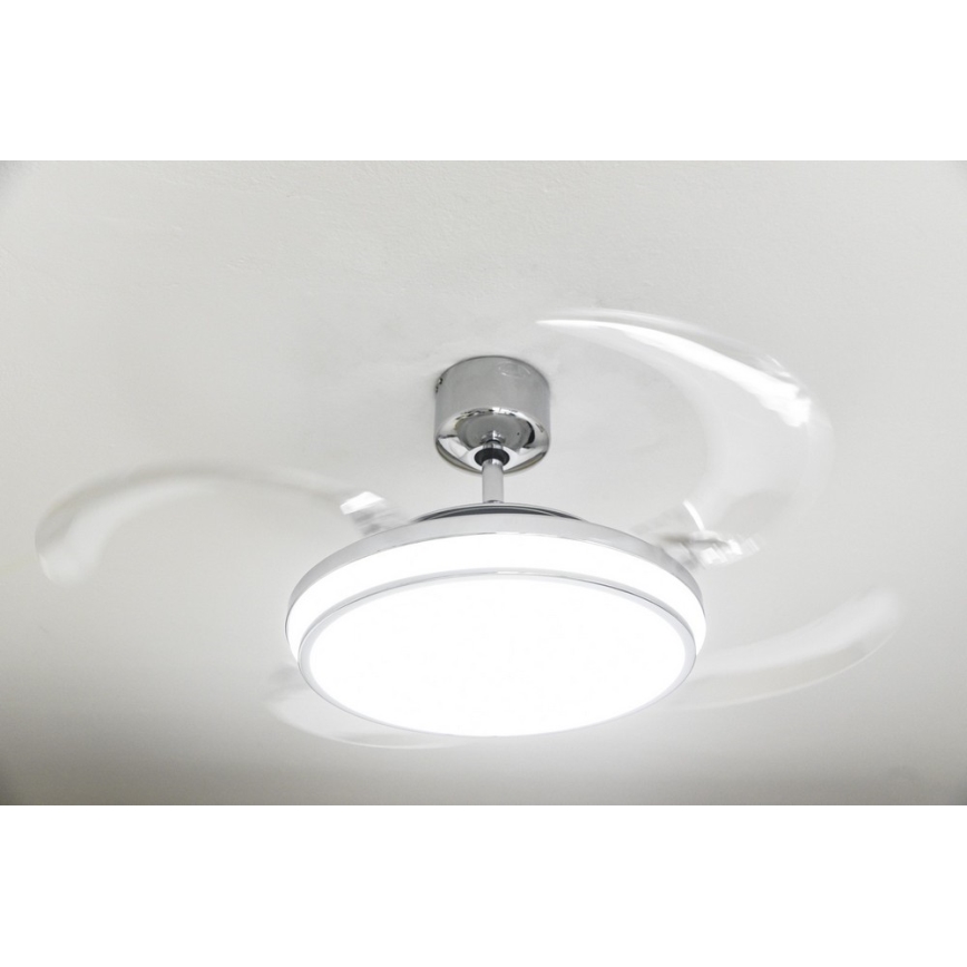 Lucci Air 211036 - LED Stropní ventilátor FANAWAY EVO1 LED/40W/230V chrom