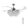 FANAWAY 212923 - LED Stropní ventilátor VEIL 6xE14/4,5W/230V lesklý chrom pr. 121 cm + dálkové ovládání