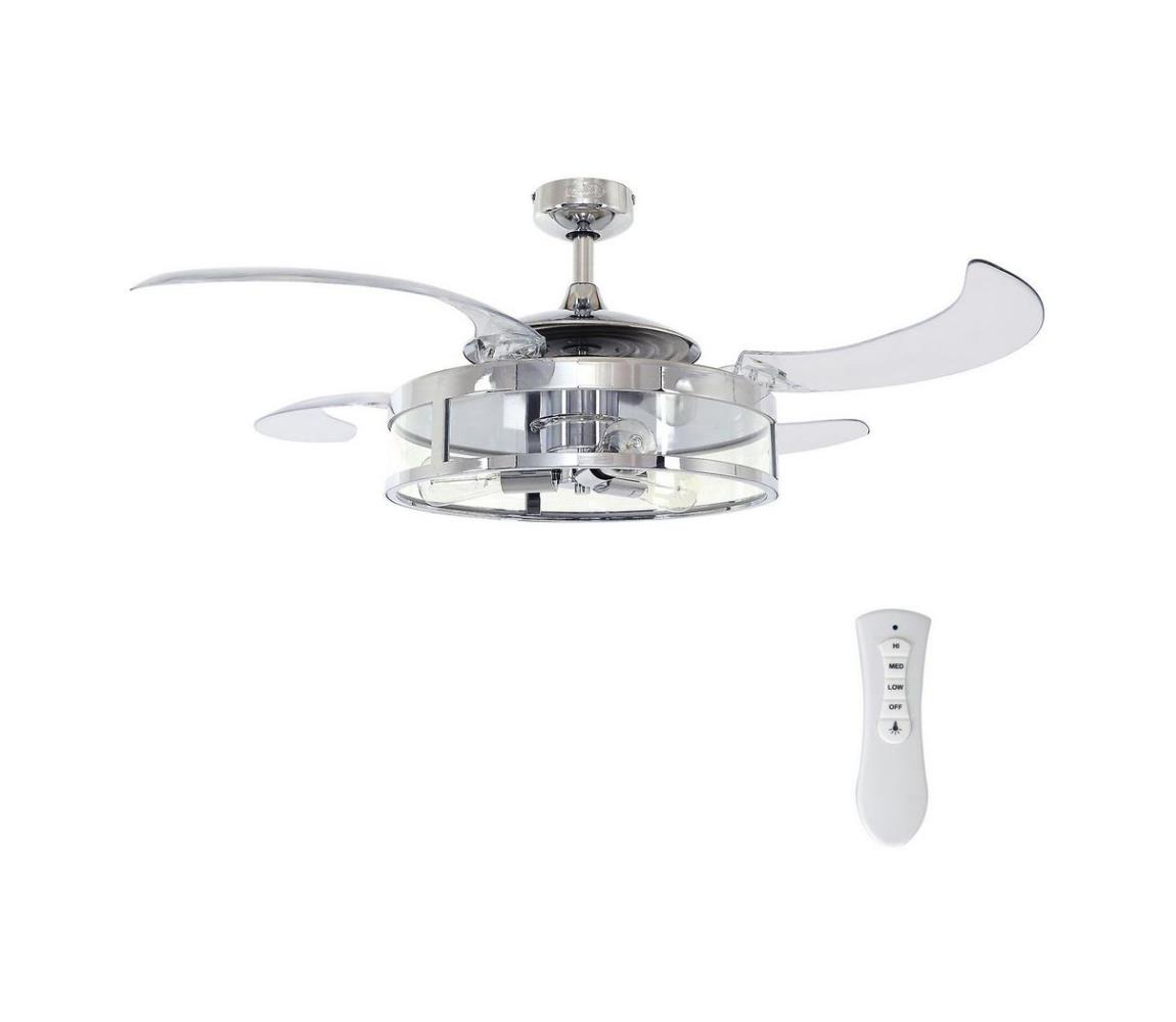 FANAWAY FANAWAY 212926 - LED Stropní ventilátor CLASSIC 3xE27/25W/230V chrom FAN00162