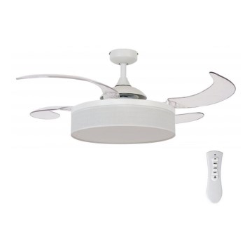 FANAWAY 511030 - LED Stropní ventilátor FRASER 3xE27/20W/230V bílá pr. 121 cm + dálkové ovládání