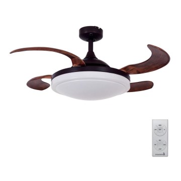 FANAWAY 512120 - Stropní ventilátor EVORA 2xE27/15W/230V pr. 94 cm + dálkové ovládání