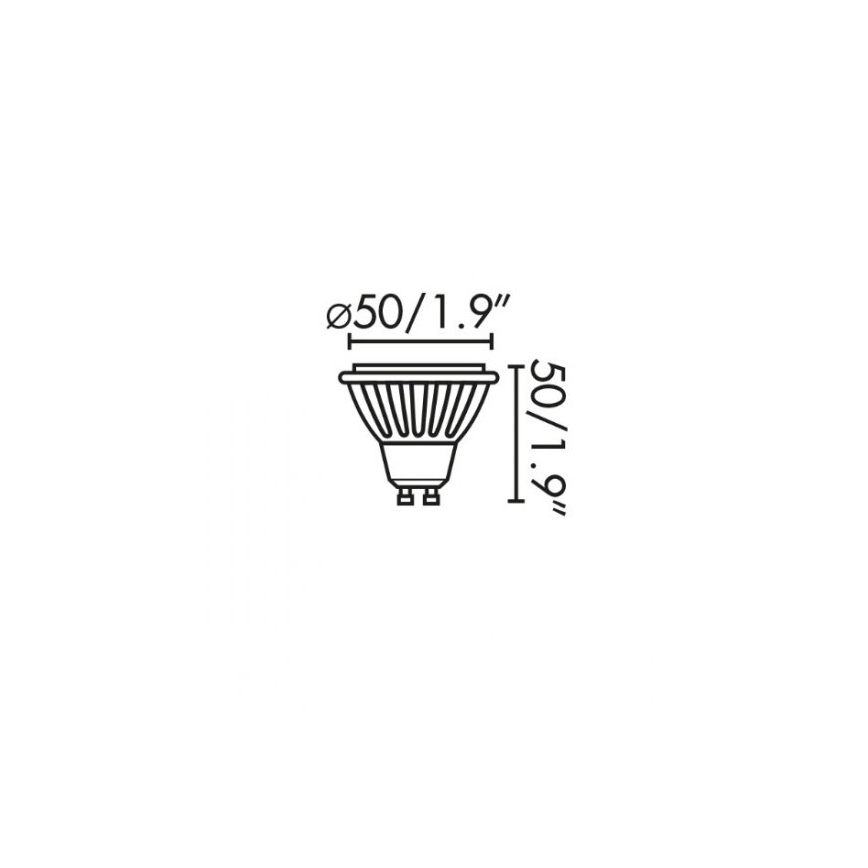 Faro 17316 - LED Žárovka GU10/8W/230V 2700K