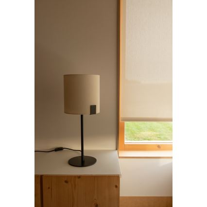FARO 20054 - Stolní lampa NILA 1xE27/15W/230V krémová/černá