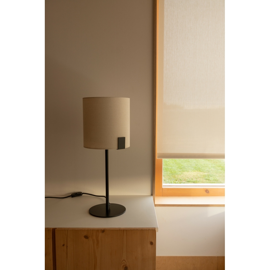 FARO 20054 - Stolní lampa NILA 1xE27/15W/230V krémová/černá