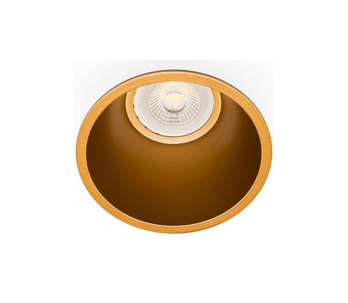 FARO Barcelona FARO 2100503 - Podhledové svítidlo FRESH 1xGU10/50W/230V gold FA2100503