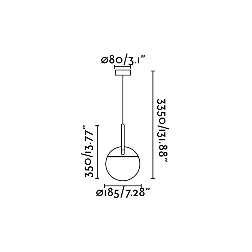 FARO 28210 - Lustr na lanku MINE 1xE27/40W/230V