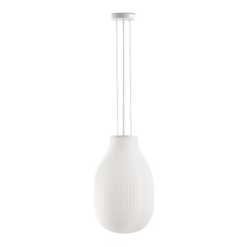 FARO 28300 - Lustr na lanku ISABELLE 1xE27/15W/230V pr. 31 cm bílá