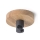 Faro Barcelona 28374 Gancio Da Soffitto In Legno E Nero Per Lampade MINE, Accessorio Di Illuminazione