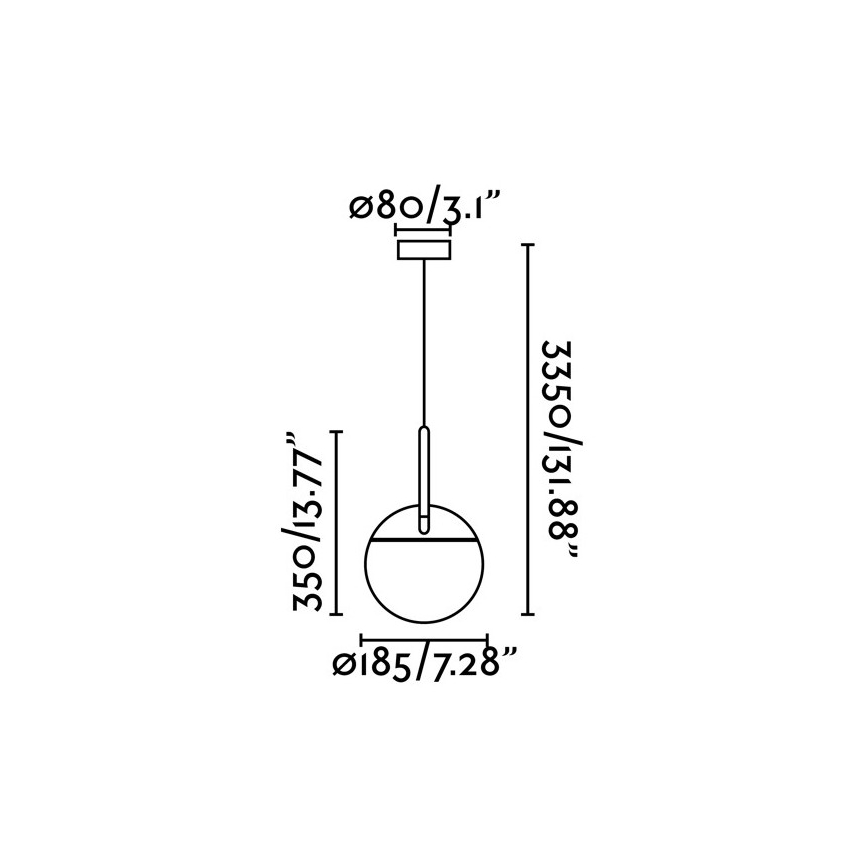 FARO 28375 - Lustr na lanku MINE 1xE27/40W/230V