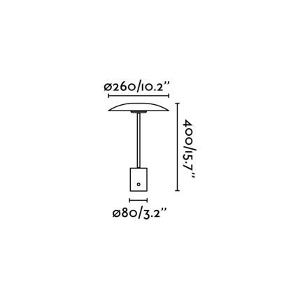 Faro 28388 - LED Stmívatelná stolní lampa MOSHI LED/12W/230V