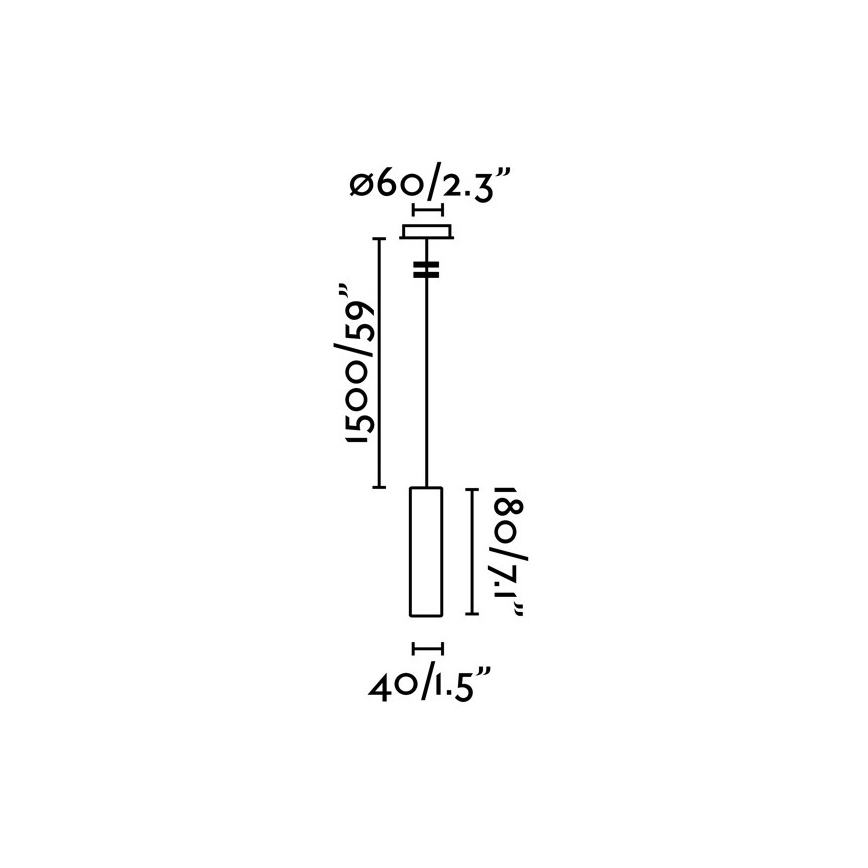 FARO 29894 - LED Lustr na lanku ORA LED/4W/230V bílá