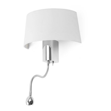 FARO 29941 - LED Nástěnné svítidlo HOTEL 1xE27/15W/230V + LED/1W