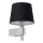 FARO 29975 - Nástěnná lampa ROOM 1xE27/15W/230V černá