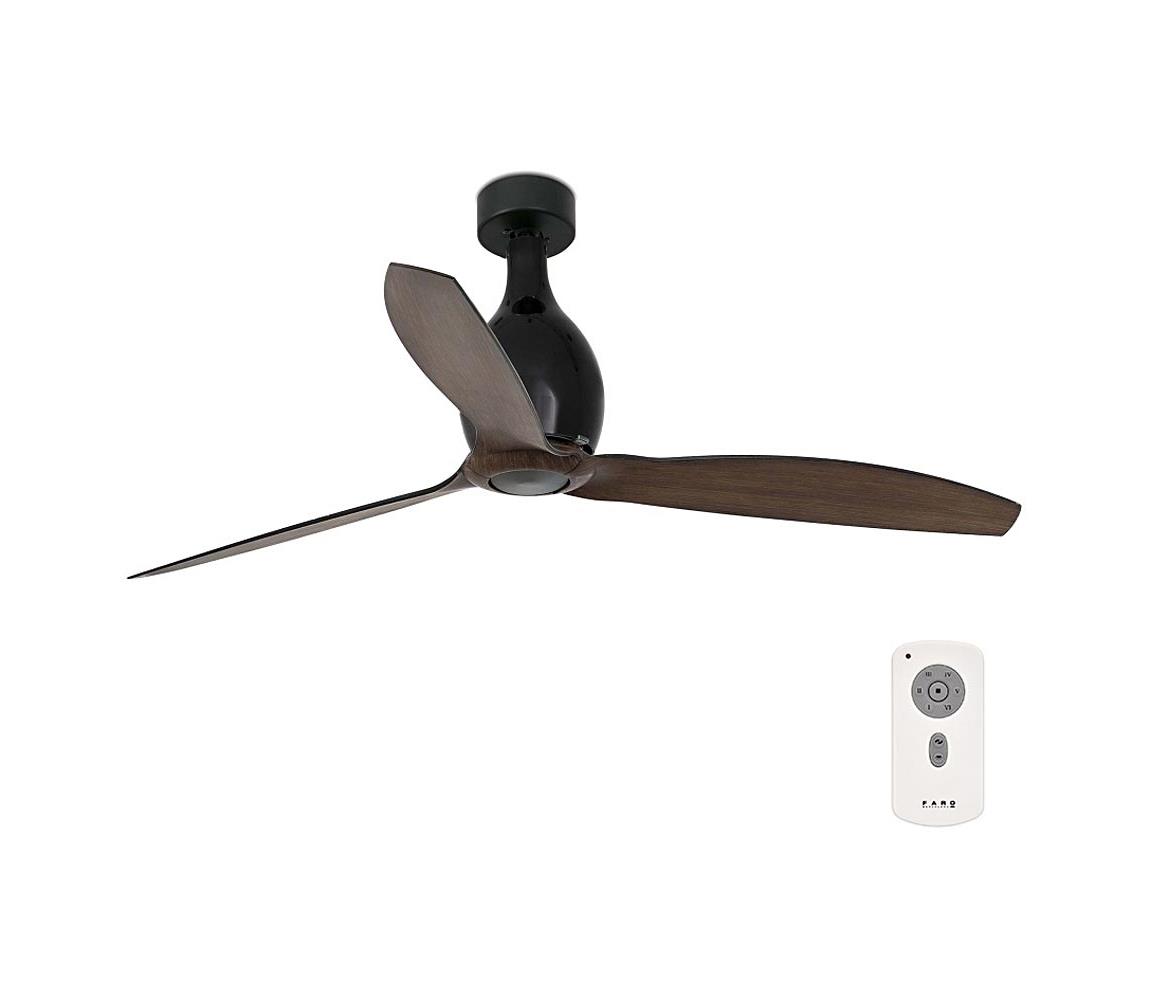 FARO Barcelona FARO 32028 - Stropní ventilátor MINI ETERFAN černá FA32028