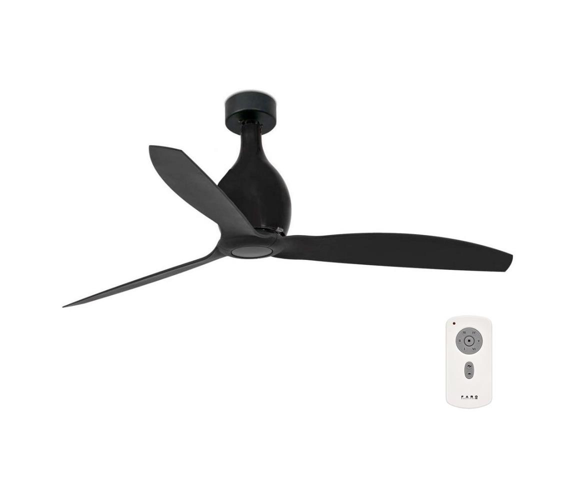 FARO Barcelona FARO 32030 - Stropní ventilátor MINI ETERFAN černá FA32030