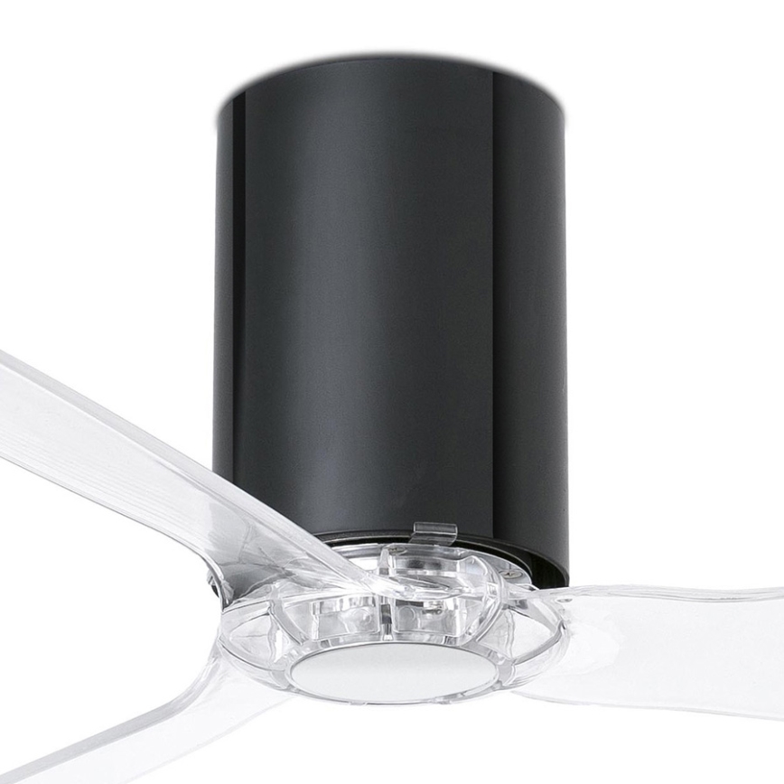 FARO 32040 - Stropní ventilátor MINI TUBE FAN s dálkovým ovladačem černá