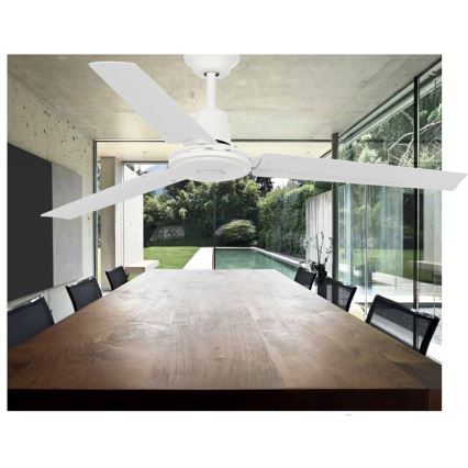 FARO 33005 - Stropní ventilátor ECO INDUS bílá