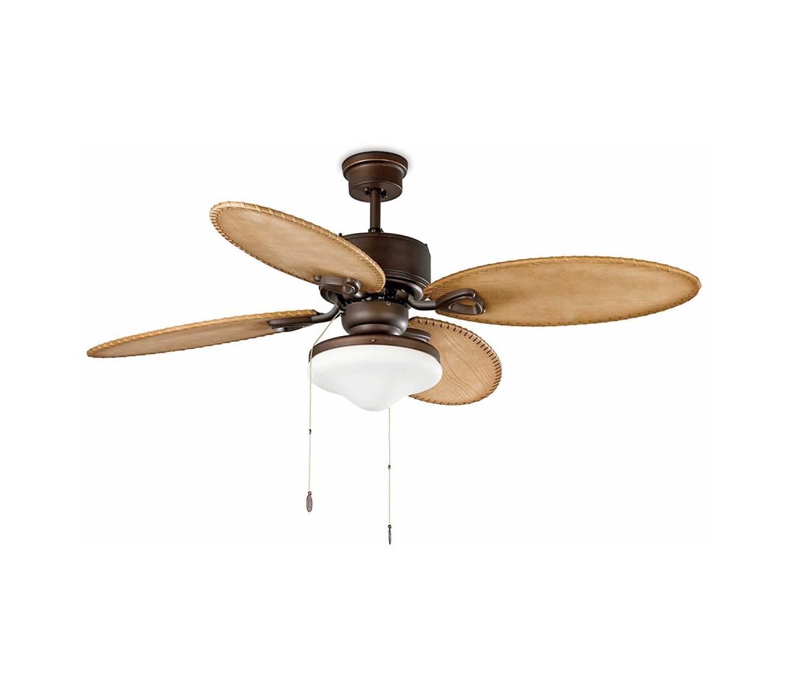FARO Barcelona FARO 33019 - Stropní ventilátor LOMBOK 2xE27/60W/230V FA33019
