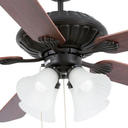 FARO 33274 - Stropní ventilátor CORSO 4xE27/60W/230V