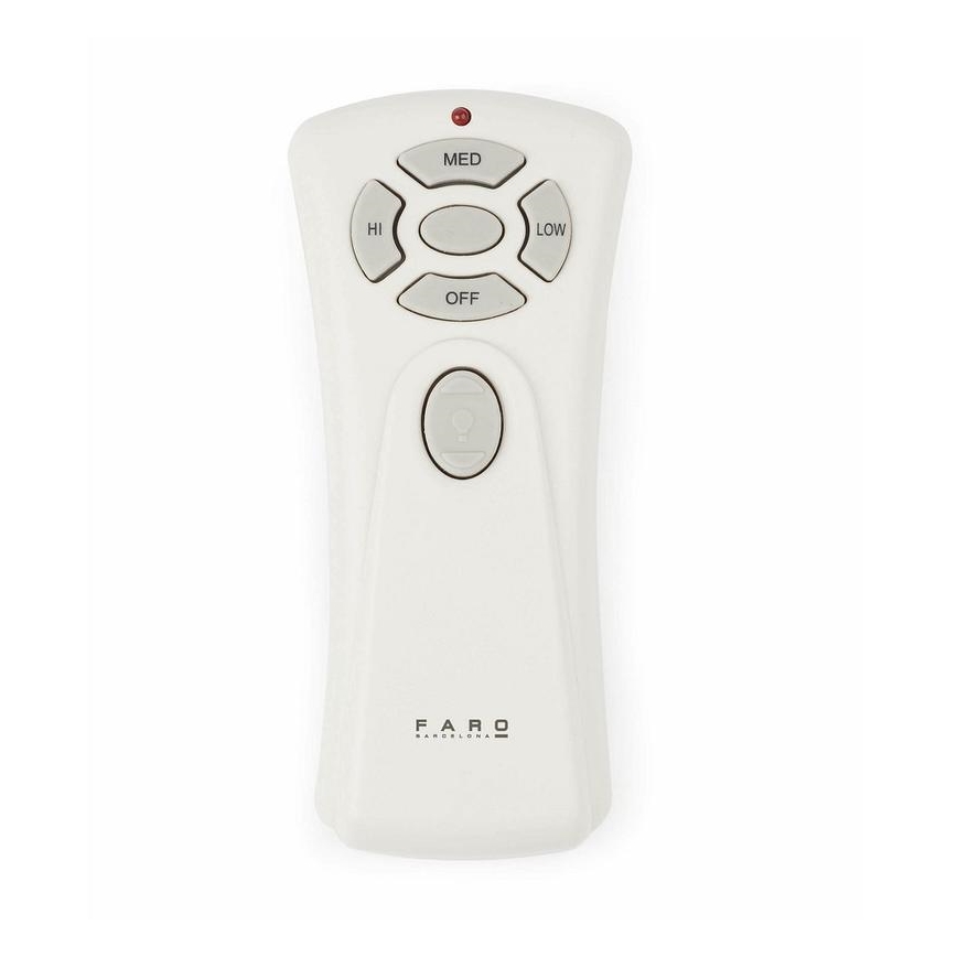 FARO 33370DC - Stropní ventilátor LANTAU hnědá/matný chrom pr. 132 cm + dálkové ovládání