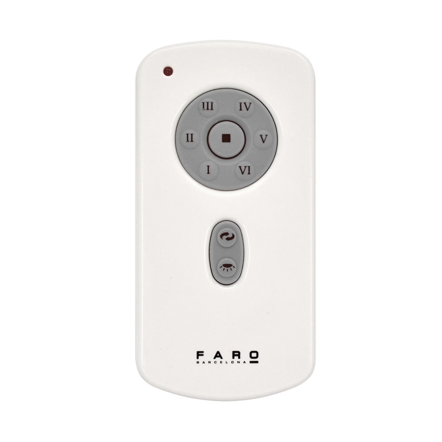 FARO 33381 - Stropní ventilátor ETERFAN čirá pr. 128 cm + dálkové ovládání