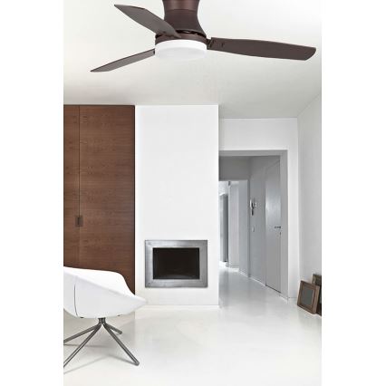 FARO 33386 - Stropní ventilátor TONSAY 2xE27/15W/230V + dálkové ovládání