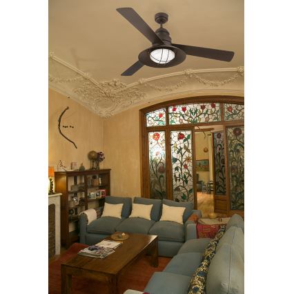 FARO 33396 - Stropní ventilátor WINCH FAN 2xE27/20W/230V