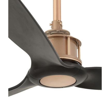 FARO 33418 - Stropní ventilátor JUST FAN černá/měděná pr. 128 cm + dálkové ovládání