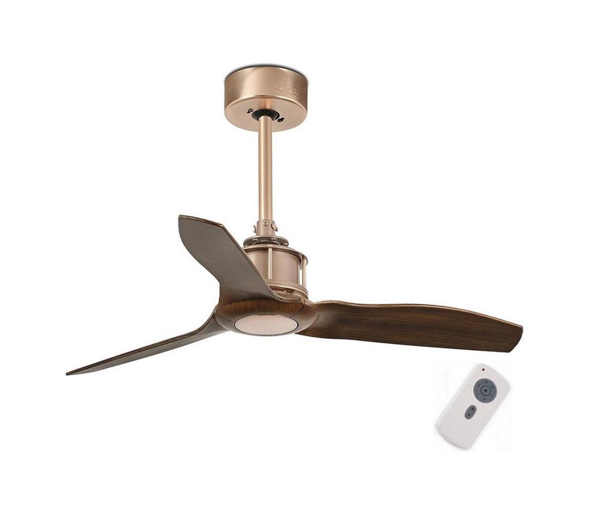 FARO Barcelona FARO 33423 - Stropní ventilátor JUST FAN hnědá/měděná FA33423