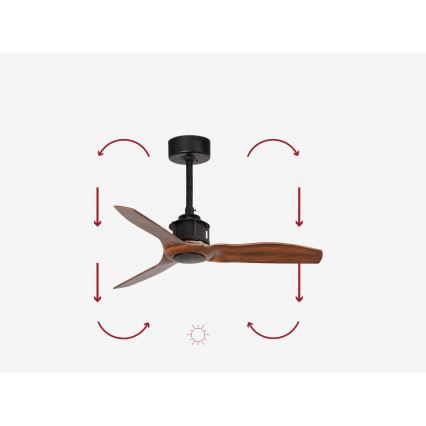 FARO 33425 - Stropní ventilátor JUST FAN pr. 81 cm + dálkové ovládání