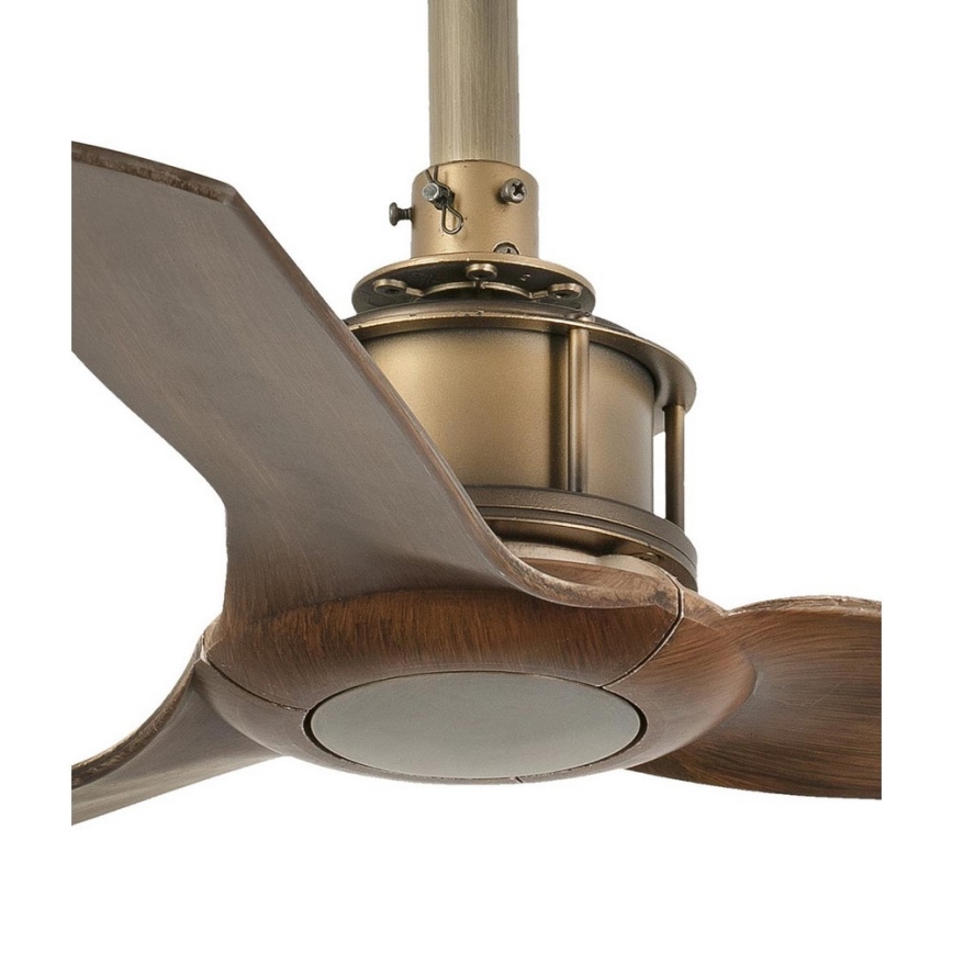 FARO 33428 - Stropní ventilátor JUST FAN hnědá/zlatá