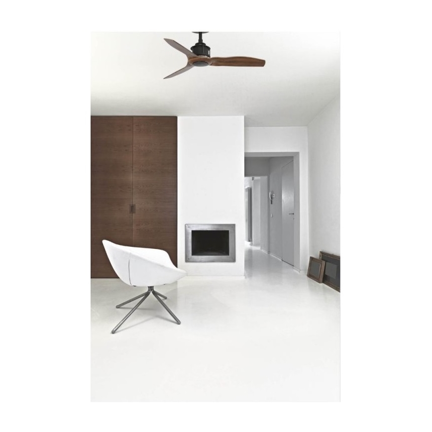 FARO 33428 - Stropní ventilátor JUST FAN hnědá/zlatá