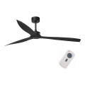 FARO 33432 - Stropní ventilátor JUST FAN XL pr. 178 cm černá + dálkové ovládání