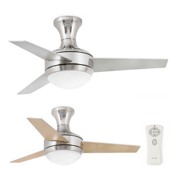 FARO 33455 - Stropní ventilátor MINI UFO 2xE27/20W/230V + dálkové ovládání