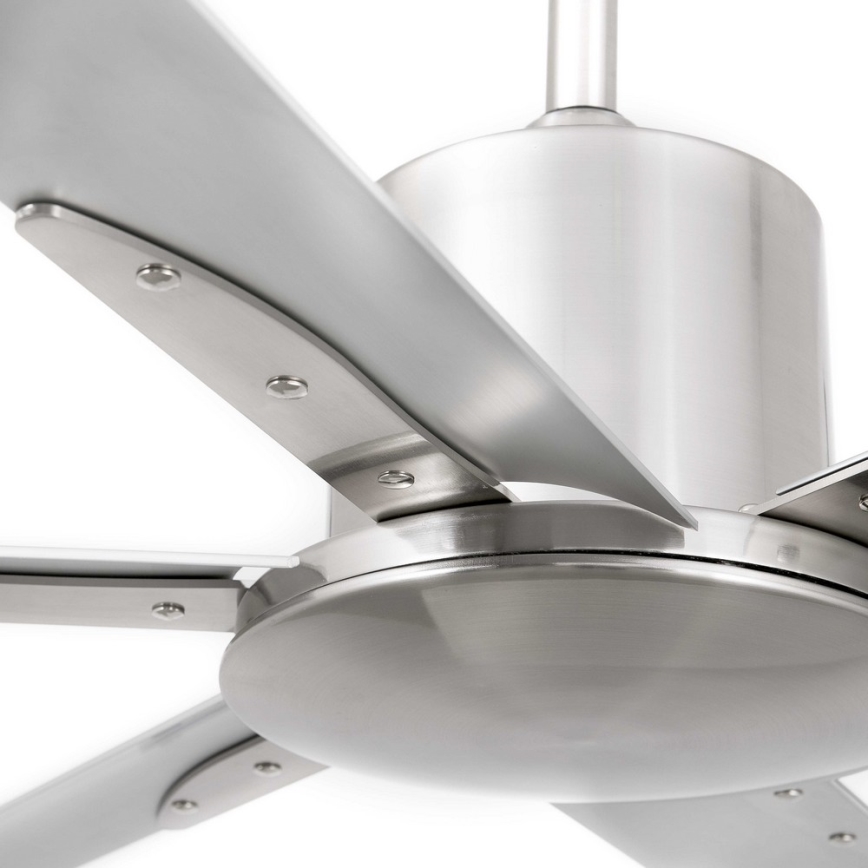 FARO 33465 - Stropní ventilátor ANDROS matný chrom + dálkové ovládání