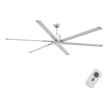 FARO 33465 - Stropní ventilátor ANDROS matný chrom + dálkové ovládání