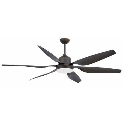 FARO 33466A - Stropní ventilátor TILOS 2xE27/15W/230V wenge + dálkové ovládání