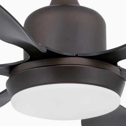 FARO 33466A - Stropní ventilátor TILOS 2xE27/15W/230V wenge + dálkové ovládání