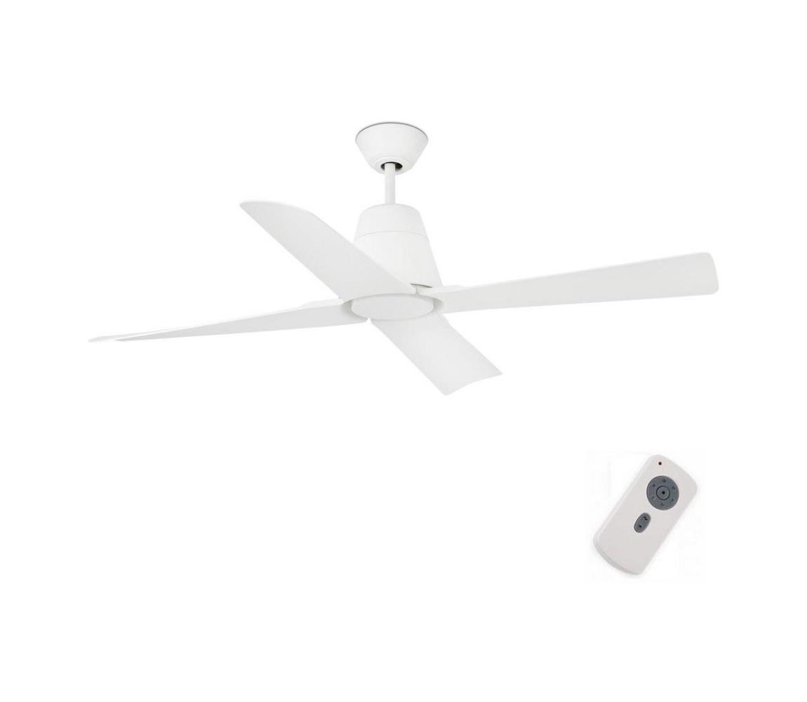 FARO Barcelona FARO 33480 - Stropní ventilátor TYPHOON IP44 bílá FA33480