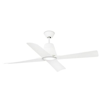 FARO 33480 - Stropní ventilátor TYPHOON IP44 pr. 130 cm bílá + dálkové ovládání