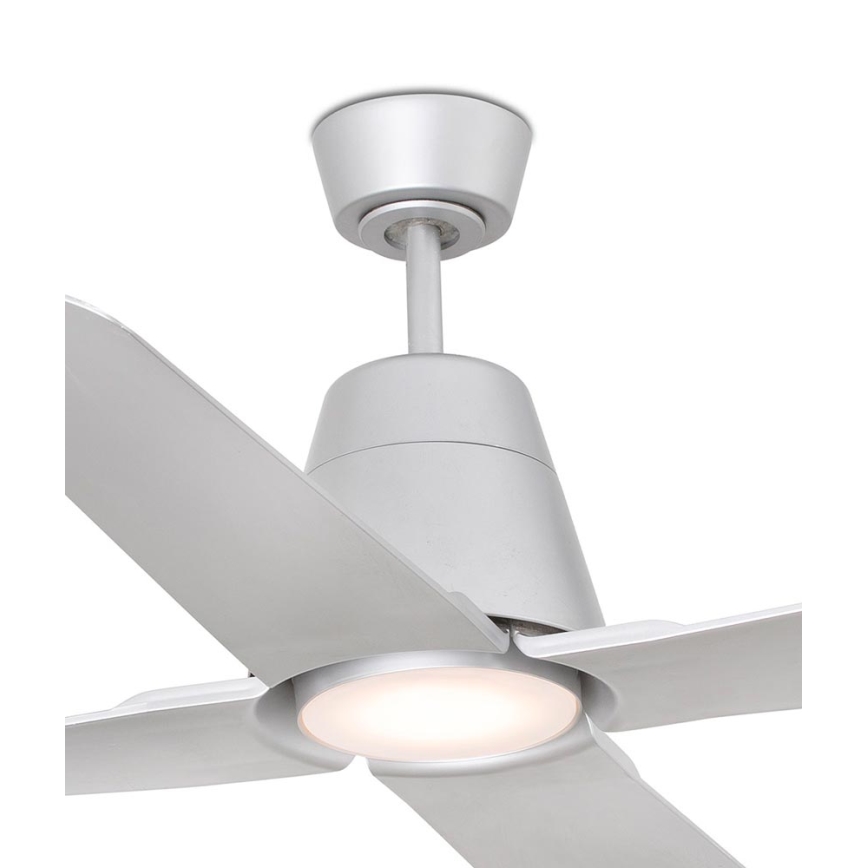 FARO 33489 - Stropní ventilátor TYPHOON IP44 šedá pr. 130 cm + dálkové ovládání
