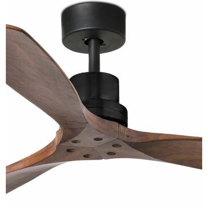 FARO 33516 - Stropní ventilátor LANTAU černá/hnědá