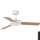 FARO 33603DC - Stropní ventilátor MINI MALLORCA S hnědá/bílá pr. 106 cm + dálkové ovládání