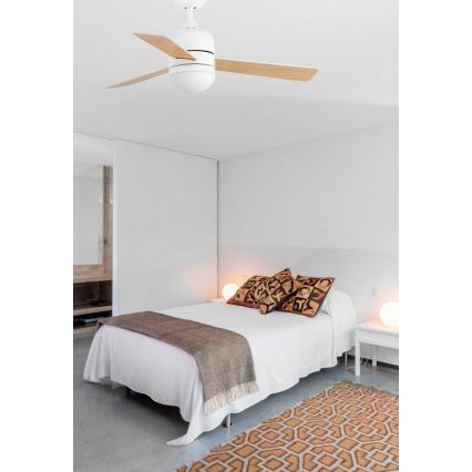 FARO 33606 - Stropní ventilátor CEBU 2xE14/8W/230V