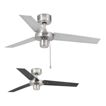FARO 33611 - Stropní ventilátor FACTORY matný chrom