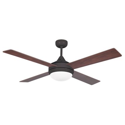 FARO 33702 - Stropní ventilátor ICARIA 2xE27/20W/230V hnědá pr. 132 cm + dálkové ovládání